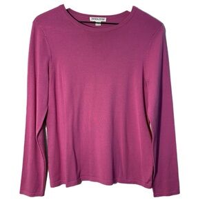 PENDLETON Pink Silk Blend Sweater Long Sleeve Crew Neck S.